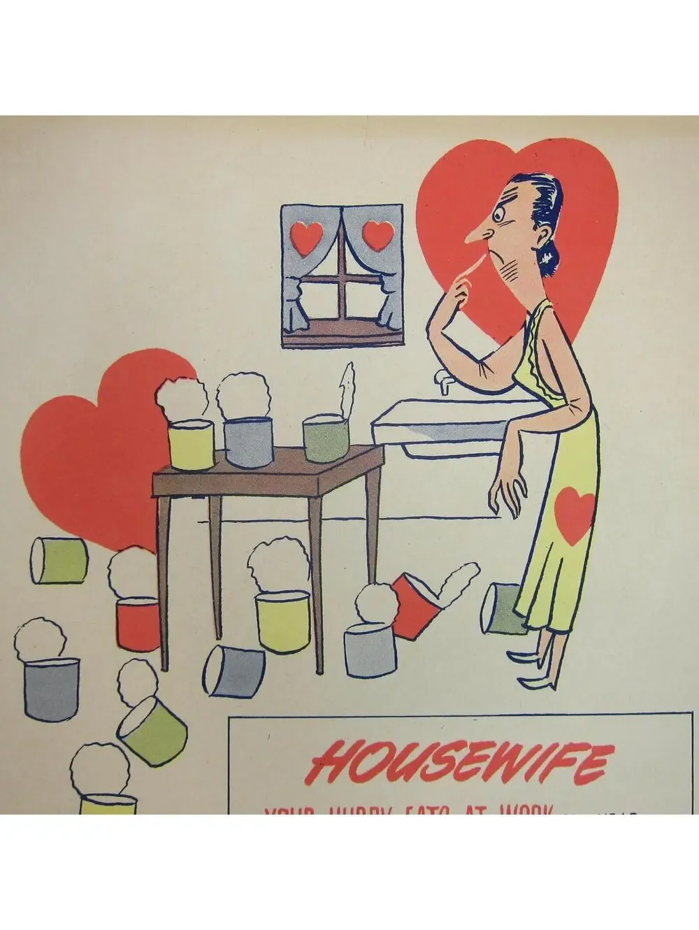 Vintage Vinegar Valentine Housewife Penny Dreadful Sarcasm Insult Poem Ephemera